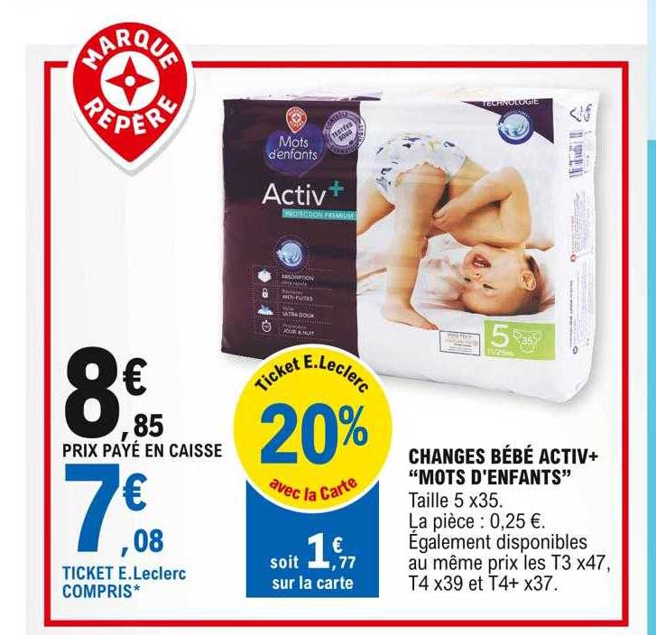 changes bébé activ+ "mots d'enfants"