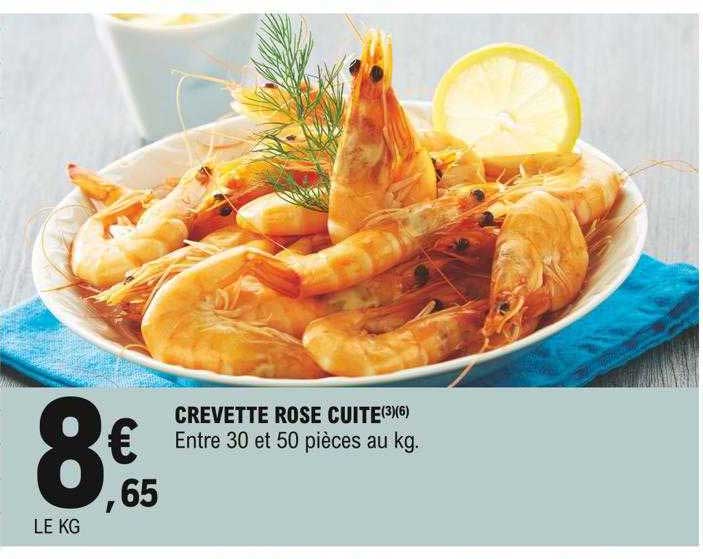 Crevette Rose Cuite