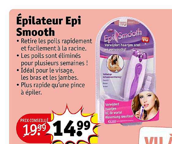 épilateur epi smooth