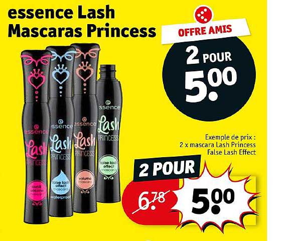 essence lash mascaras princess