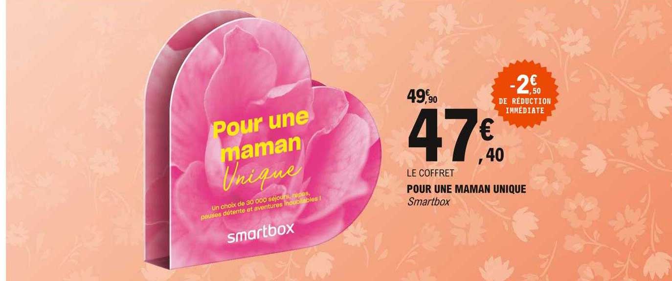 le coffret pour une maman unique smartbox