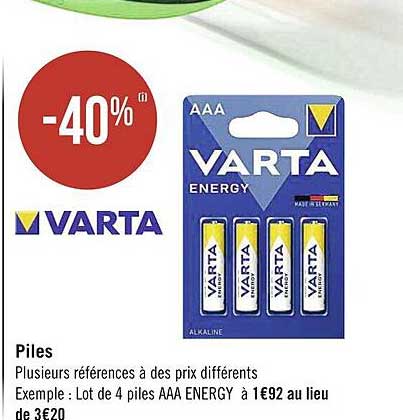 Piles Varta