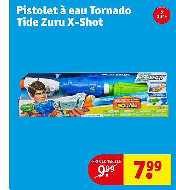 pistolet à eau tornado tide zuru x-shot