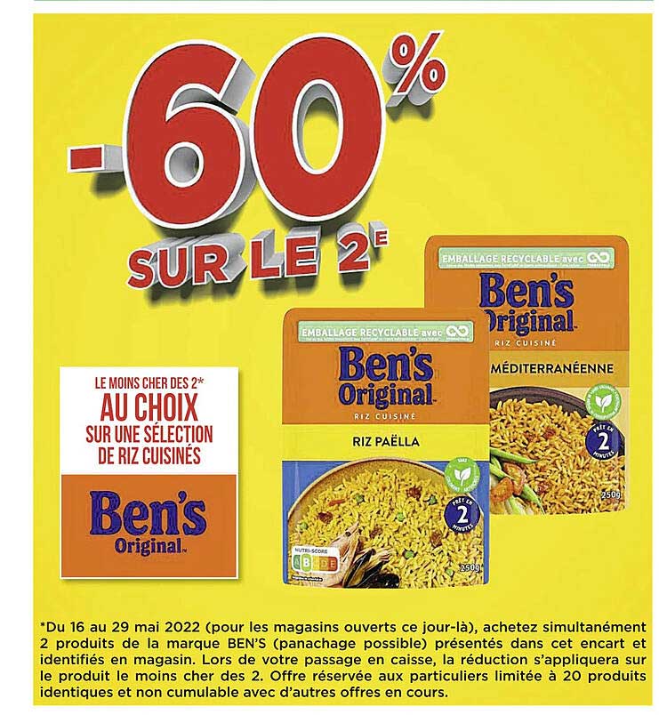 Riz Cuisinés Ben's Original