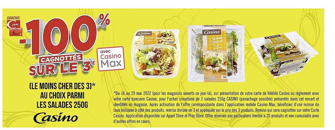 salade 250g casino