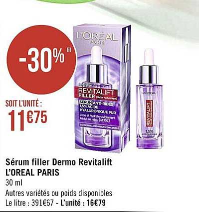 sérum filler dermo revitalift l'oréal paris