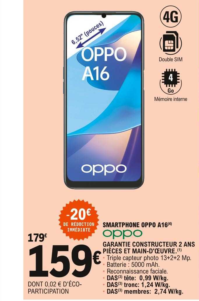 smartphone oppo a16