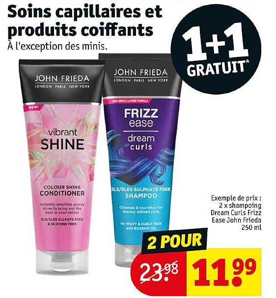 soins capillaires et produits coiffants