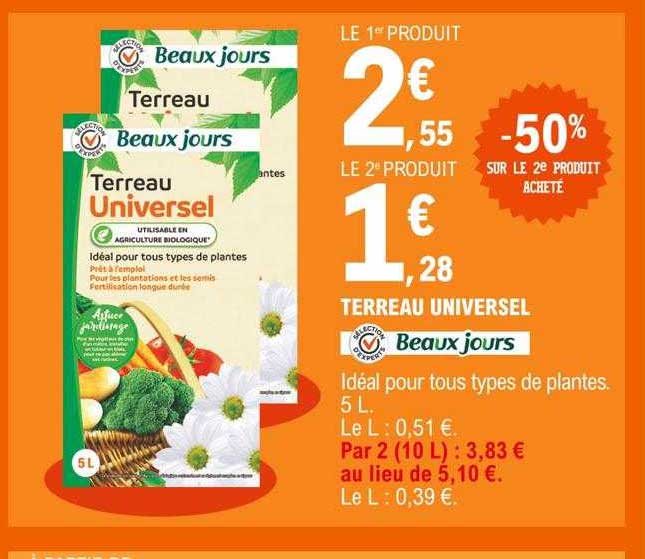 Terreau Universel Beaux Jours