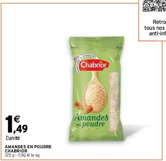 Amandes En Poudre Chabrior