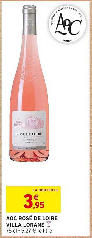 aoc rosé de loire villa lorane