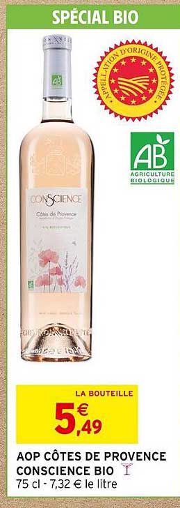 aop côtes de provence conscience bio