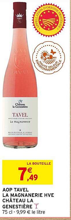 Aop Tavel La Magnanerie Hve Château La Genestière