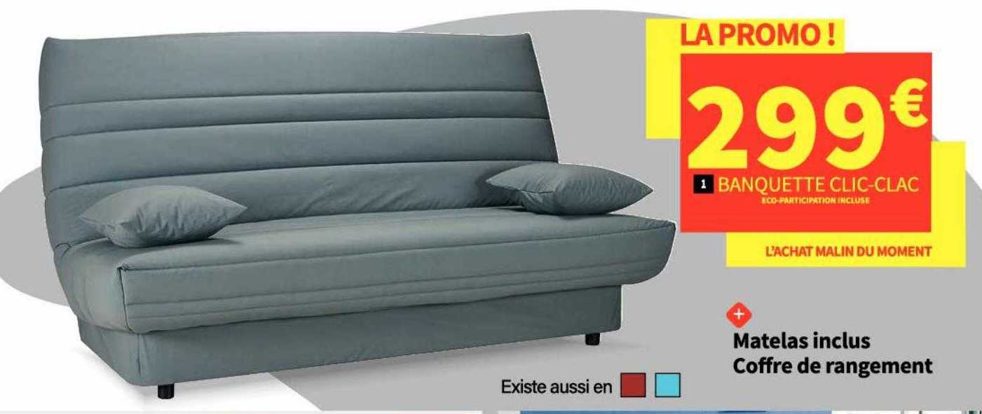 banquette clic-clac