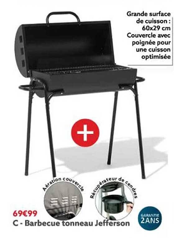 Barbecue Tonneau Jefferson