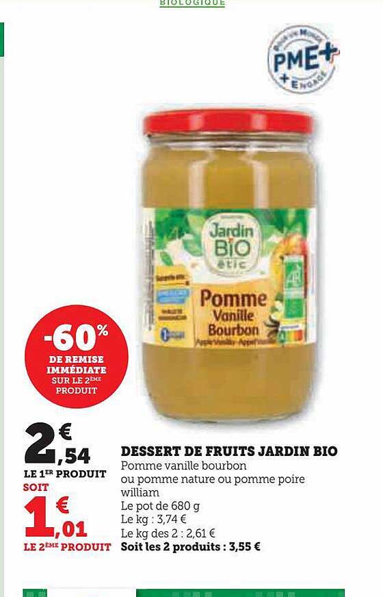 Dessert De Fruits Jardin Bio