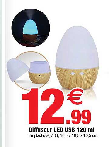 Diffuseur Led Usb 120ml