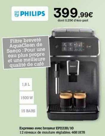 Expresso Avec Broyeur Philips