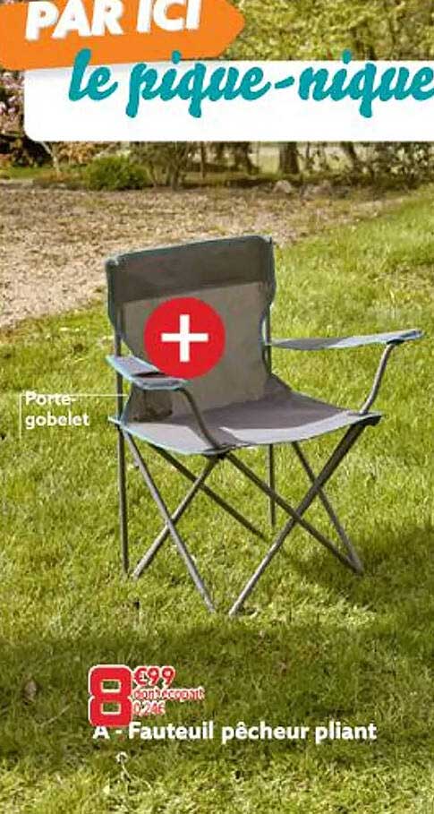 Fauteuil Pêcheur Pliant