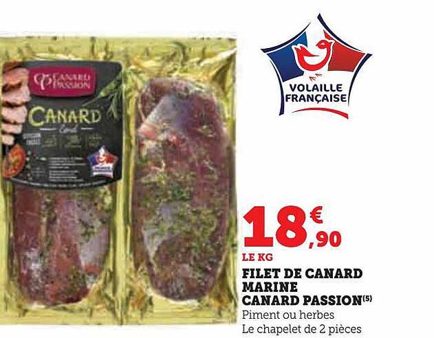Filet De Canard Marine Canard Passion