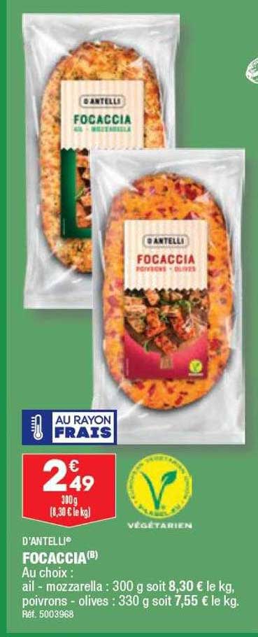 Focaccia D'antelli