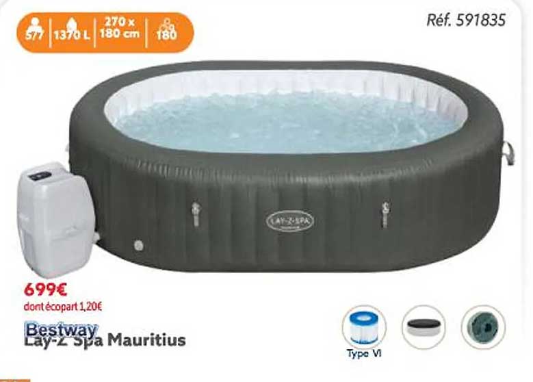 lay-z-spa mauritius bestway