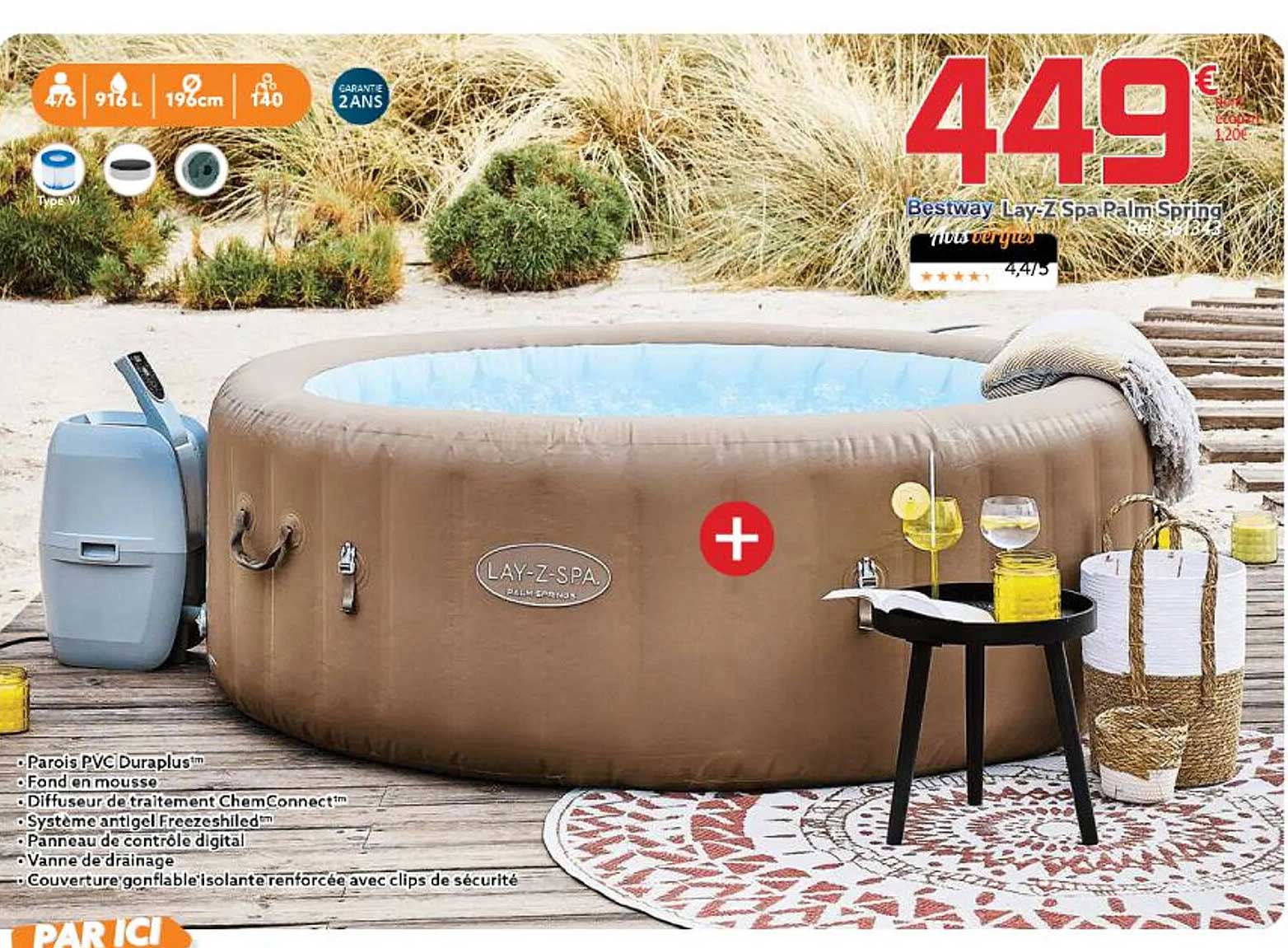 lay-z spa palm spring bestway