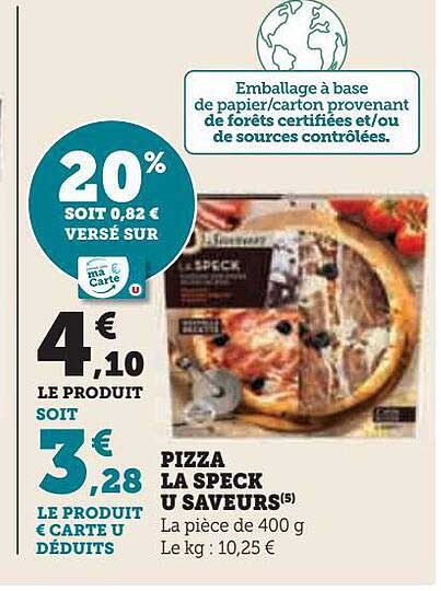 Pizza La Speck U Saveurs