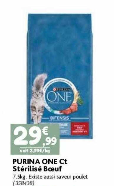 Purina One Ct Stérilisé Bœuf