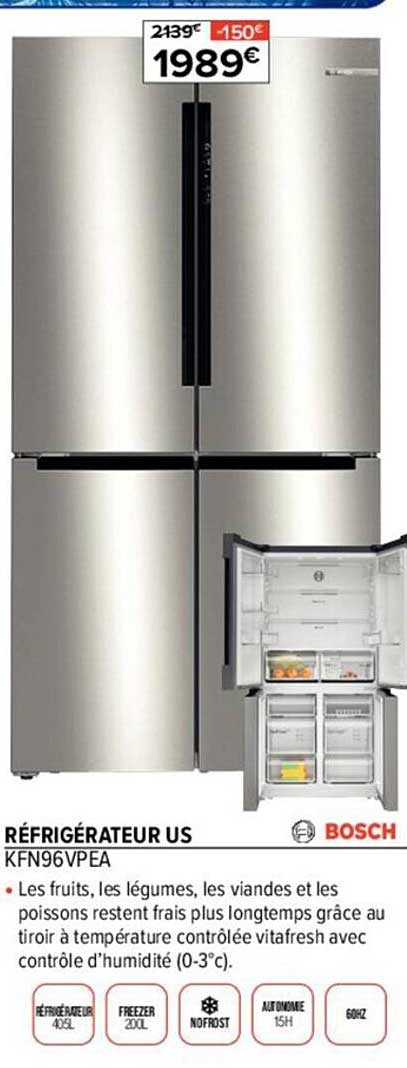 Réfrigérateur Us Bosch