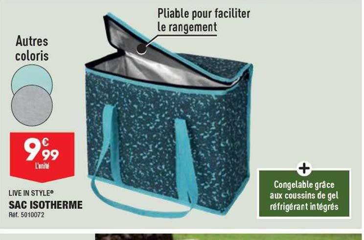 Sac Isotherme Live In Style