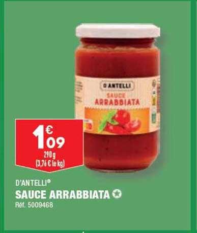 Sauce Arrabbiata D'antelli