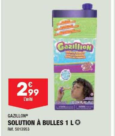 Solution à Bulles 1l Gazillon