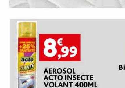 aérosol acto insecte volant 400ml