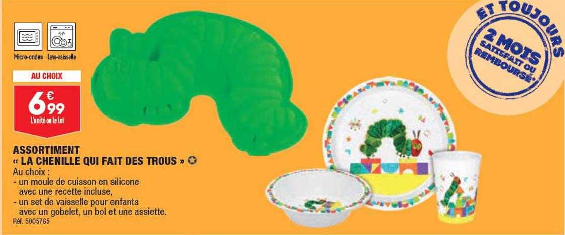 assortiment «la chenille qui fait des trous»