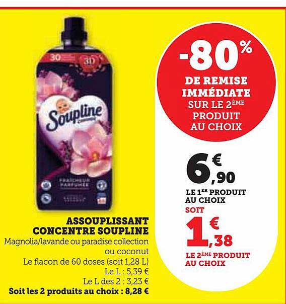 Assouplissant Concentré Soupline