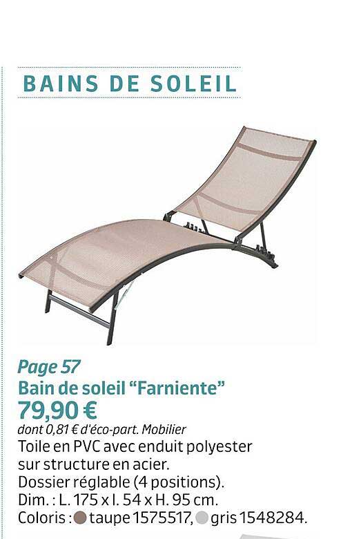 Bain De Soleil "farniente"