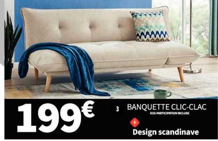 banquette clic-clac