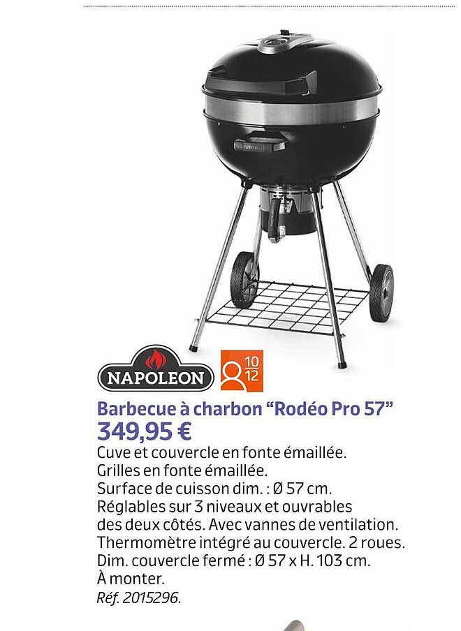 Barbecue à Charbon "rodéo Pro 57" Napoléon