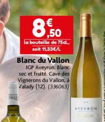 blanc de vallon