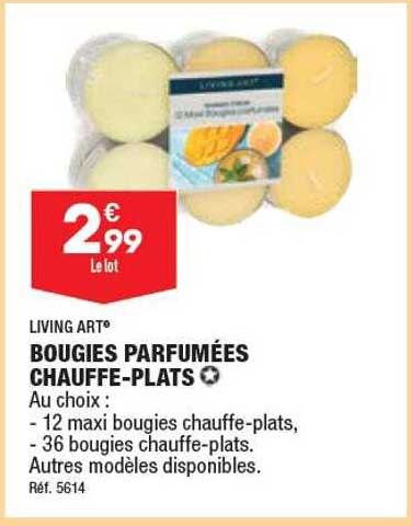 Bougies Parfumées Chauffe-plats Living Art