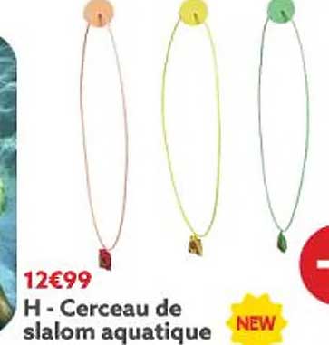 cerceau de slalom aquatique