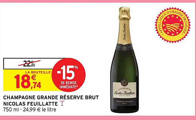 Champagne Grande Réserve Brut Nicolas Feuillatte