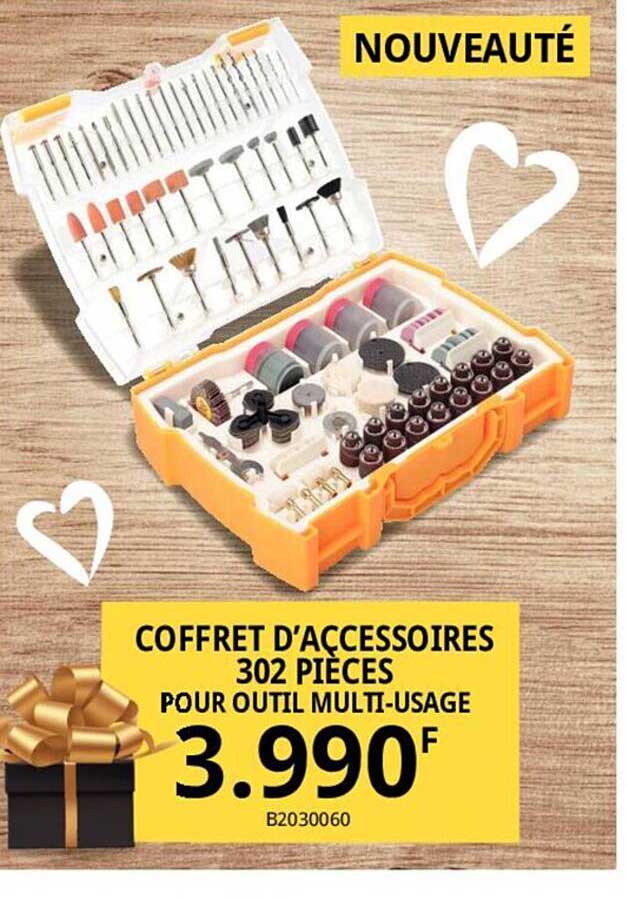 coffret d'accessoires 302 pièces