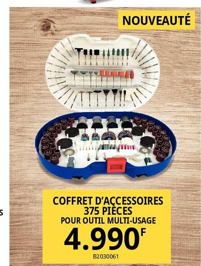 coffret d'accessoires 375 pièces