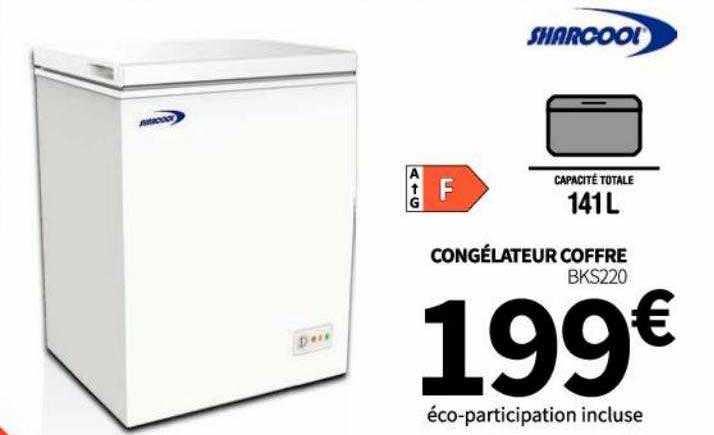 Congélateur Coffre Sharcool