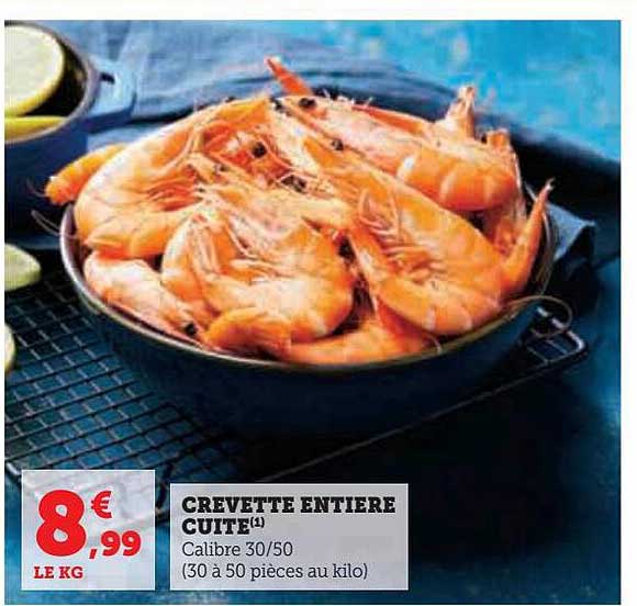 Crevette Entière Cuite