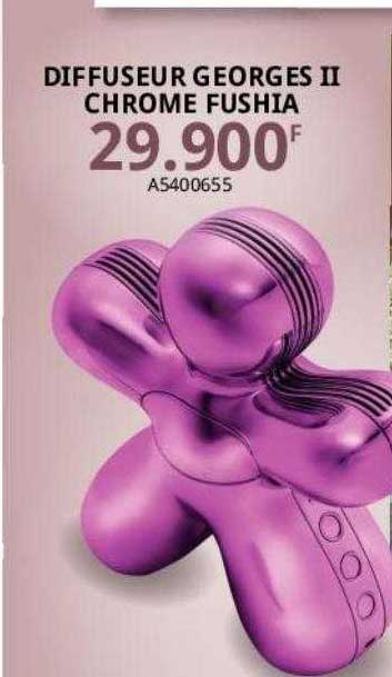 diffuseur georges II chrome fushia