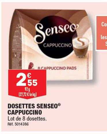 Dosettes Senseo Cappuccino