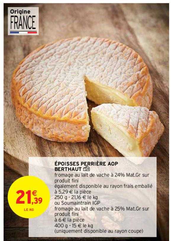 époisses Perrières Aop Berthaut